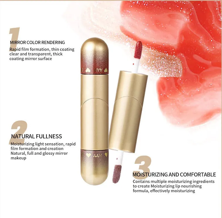 AAH-6 Colors double-ended lip glaze lip gloss lipstick