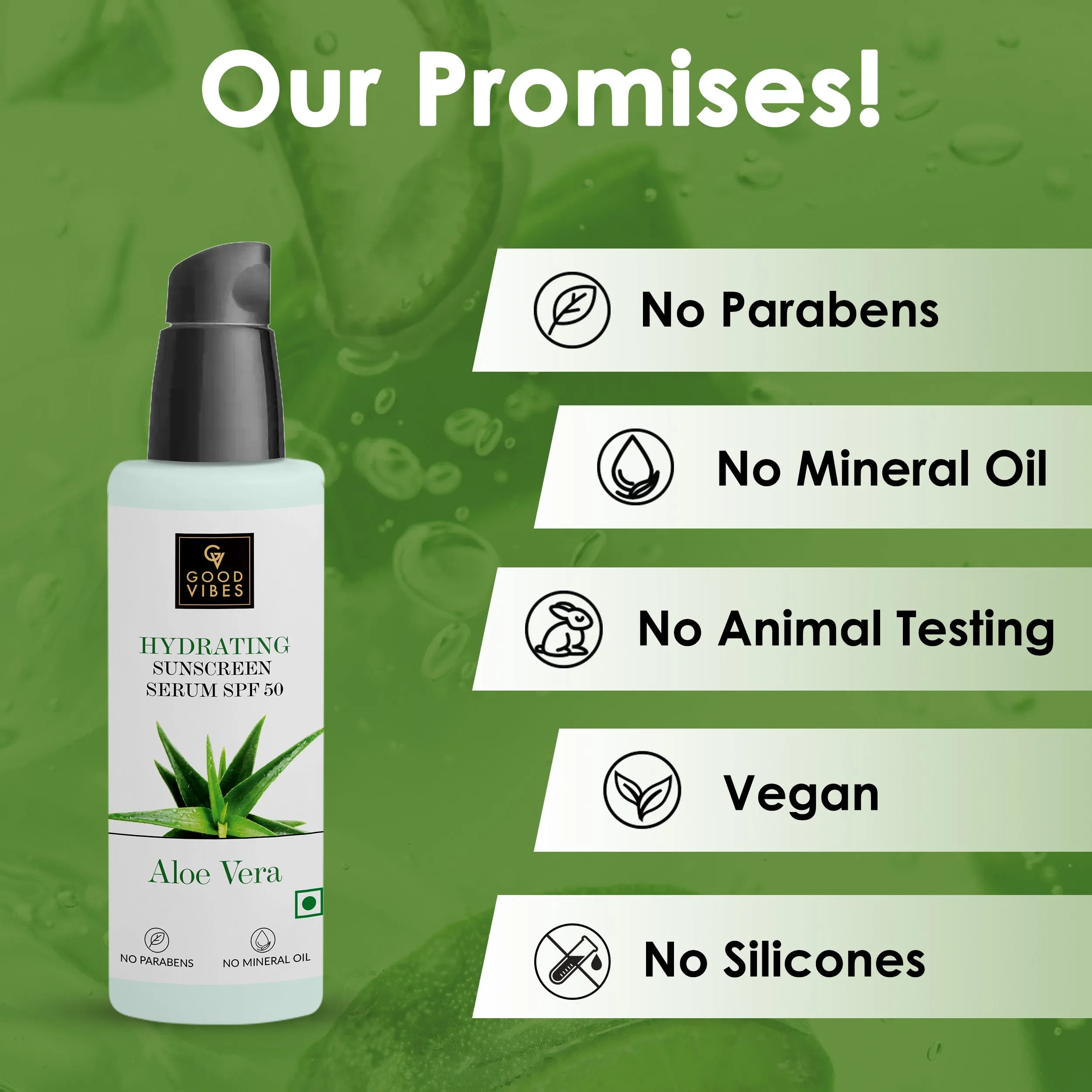 Aloe Vera Hydrating Sunscreen Serum (45 ml)