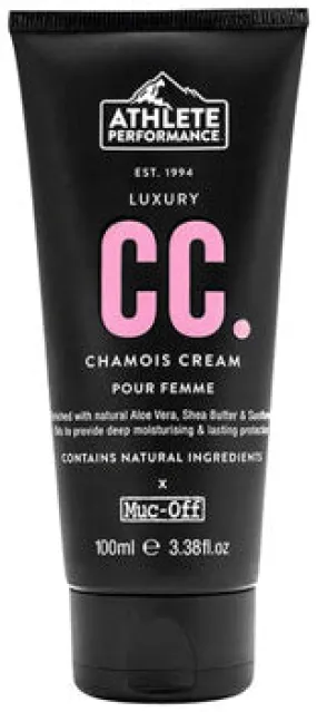 Athlete Performance by Muc-Off Women's Luxury CC Chamois Cream: 100ml Tube