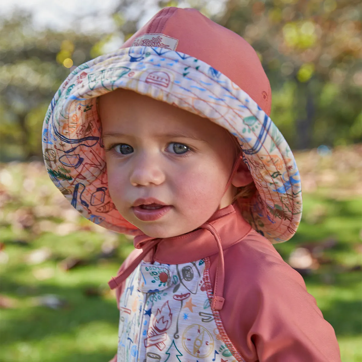 Baby Boys' Reversible Sun Hat
