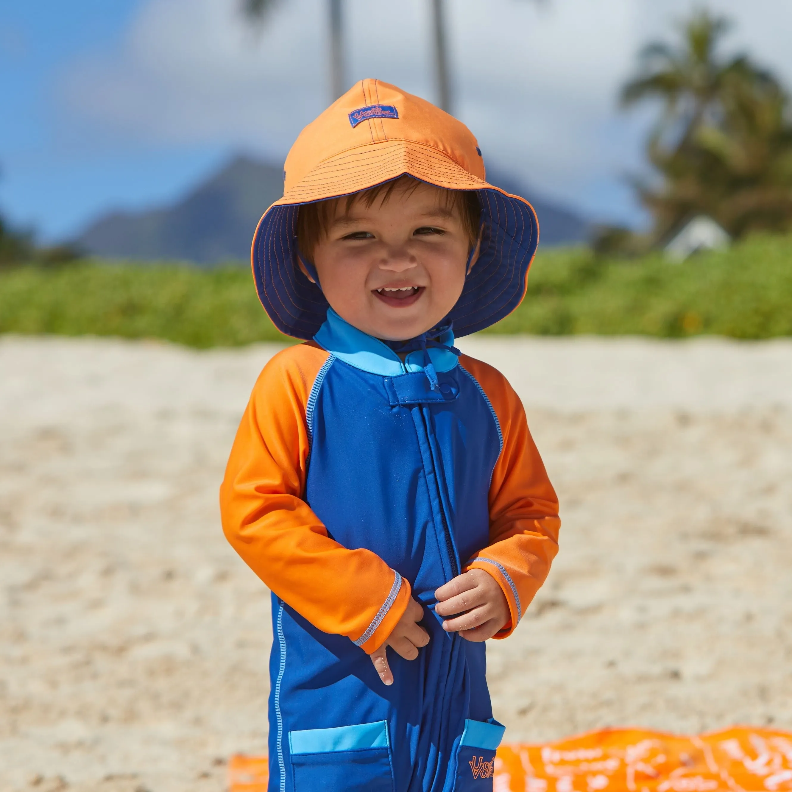 Baby Boys' Reversible Sun Hat