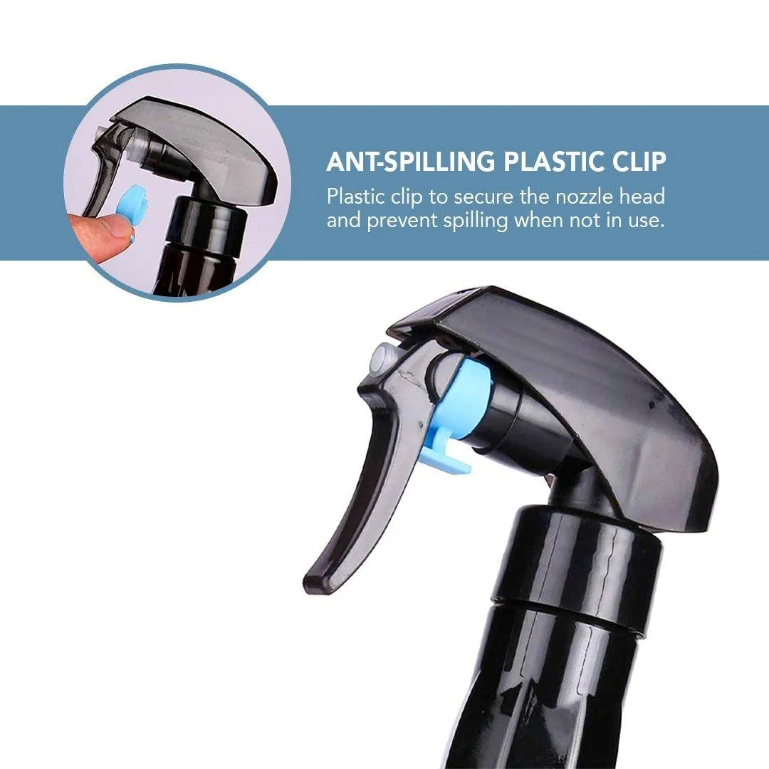 Barbershop Salon Hair Spray plastic bottle Black 500ml