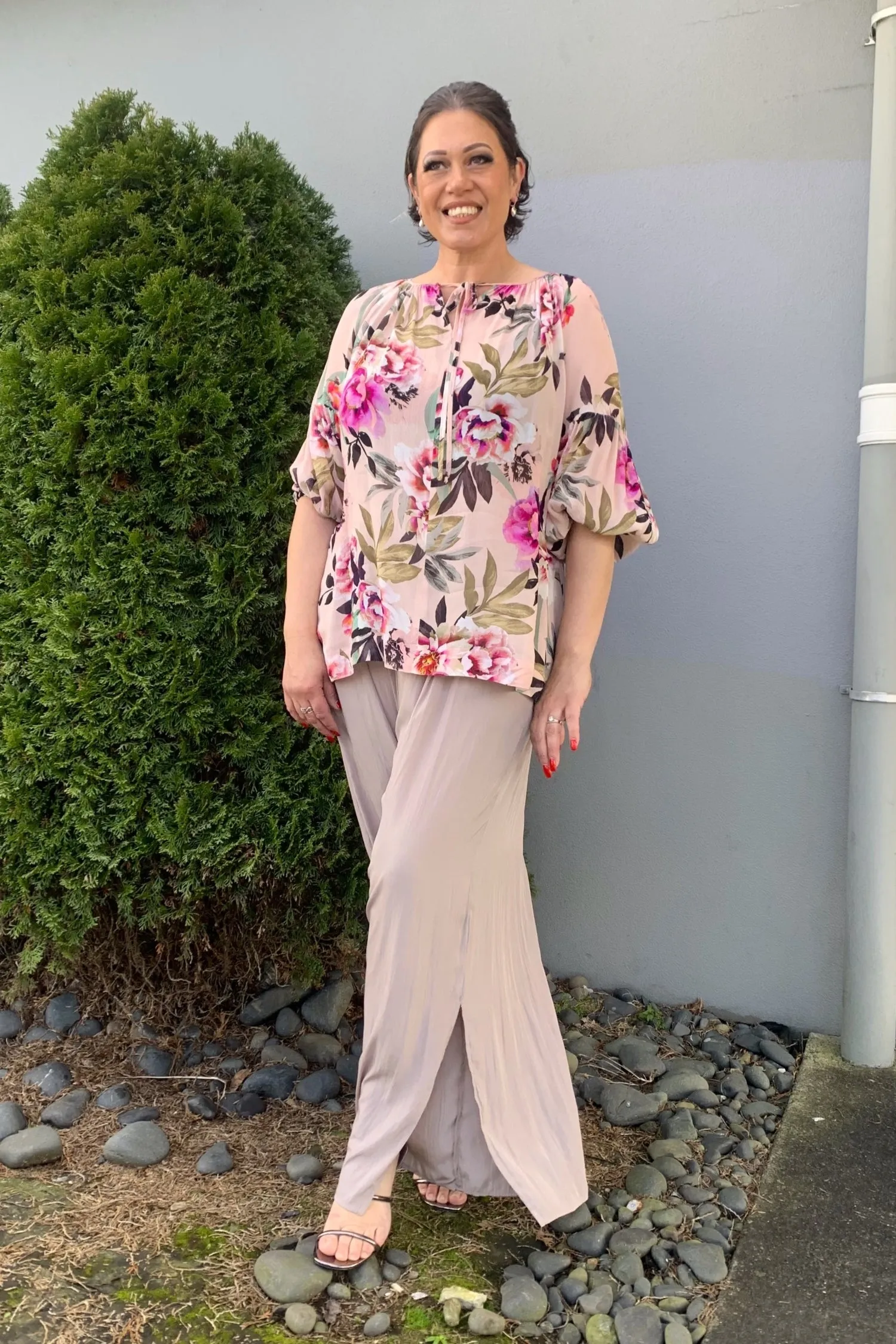 Blanc - T546 Amelia Top
