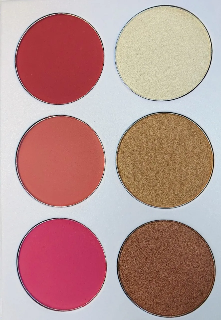 Blush Bronzer Highlight Palette