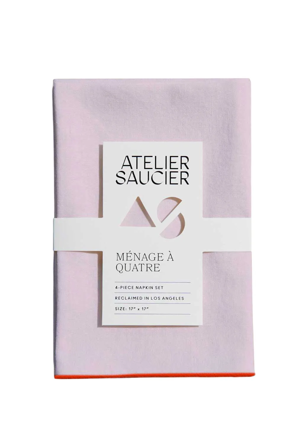 Blush Linen Orange Napkins | Set Of 4
