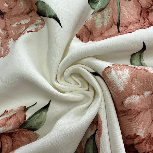 Blush Pink Techno Scuba Knit Fabric