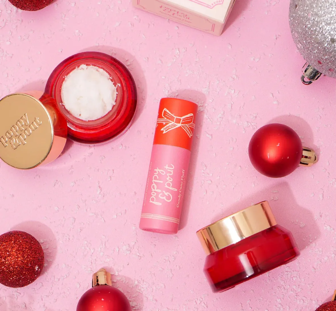 Candy Cane Fluff Holiday Lip Scrub- Limited Edition