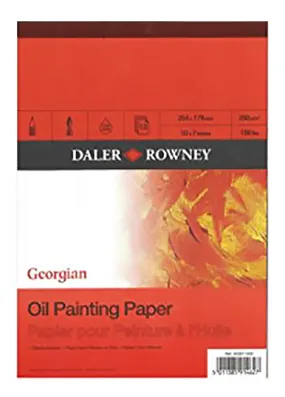 Daler Rowney Georgian Oil Pad 12sht 250gsm (10*7)"