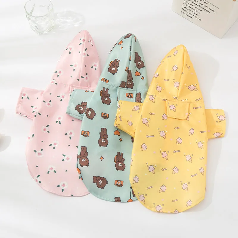 Fashion Pet Raincoat Dog Clothing
