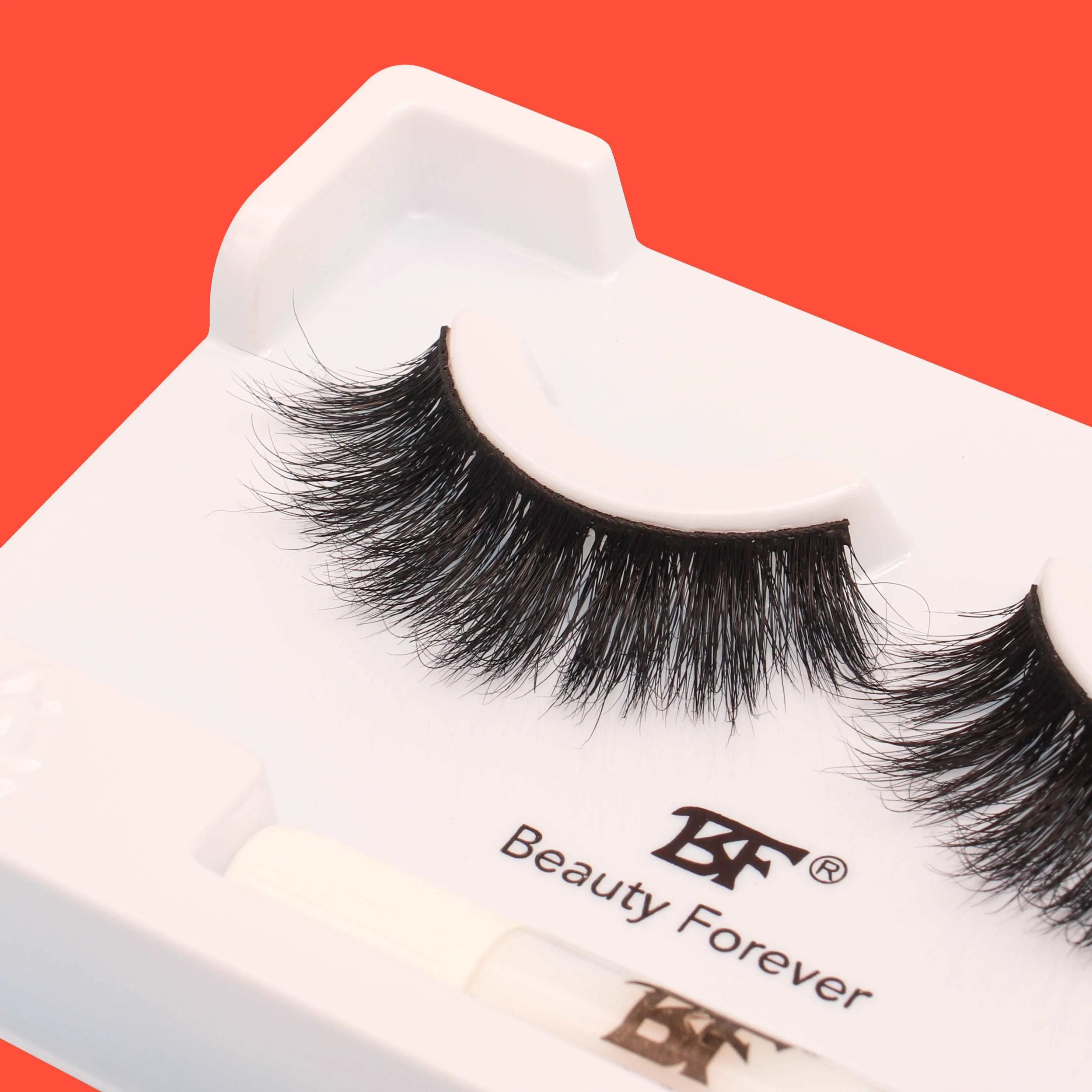 Faux Mink 3D Eyelashes- Kiara No. 124 (Texture & Lengthening Drama Effect)