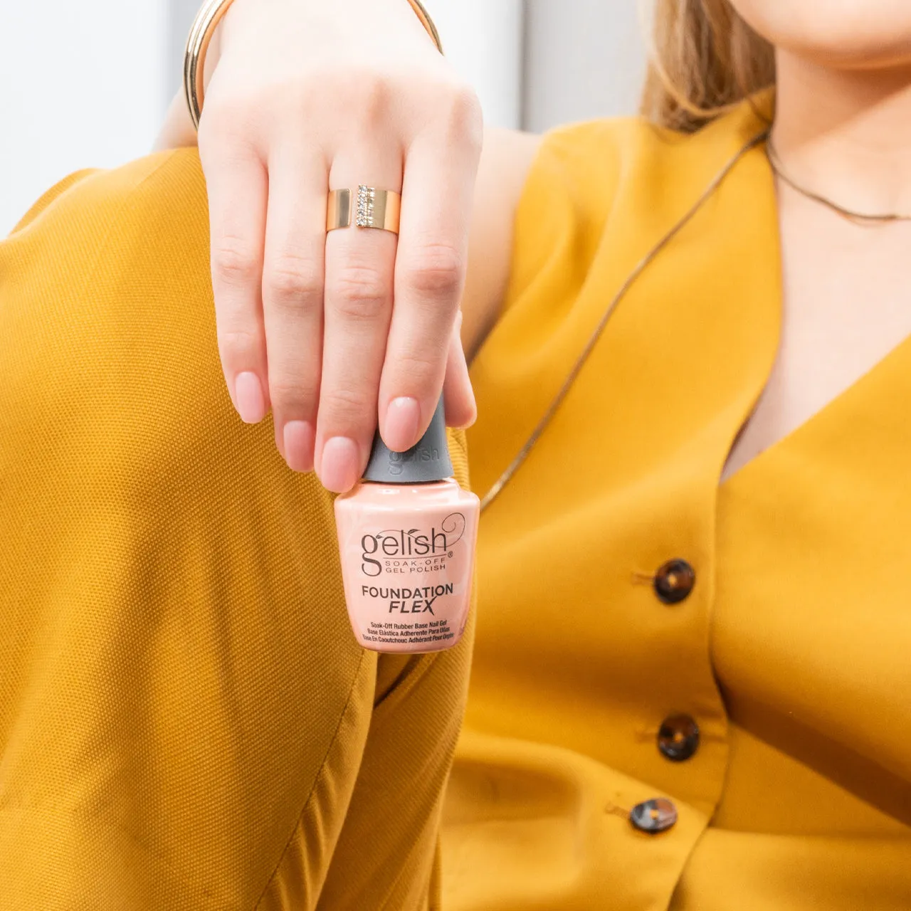 Gelish Soak-Off Gel Polish FOUNDATION FLEX - COVER BEIGE
