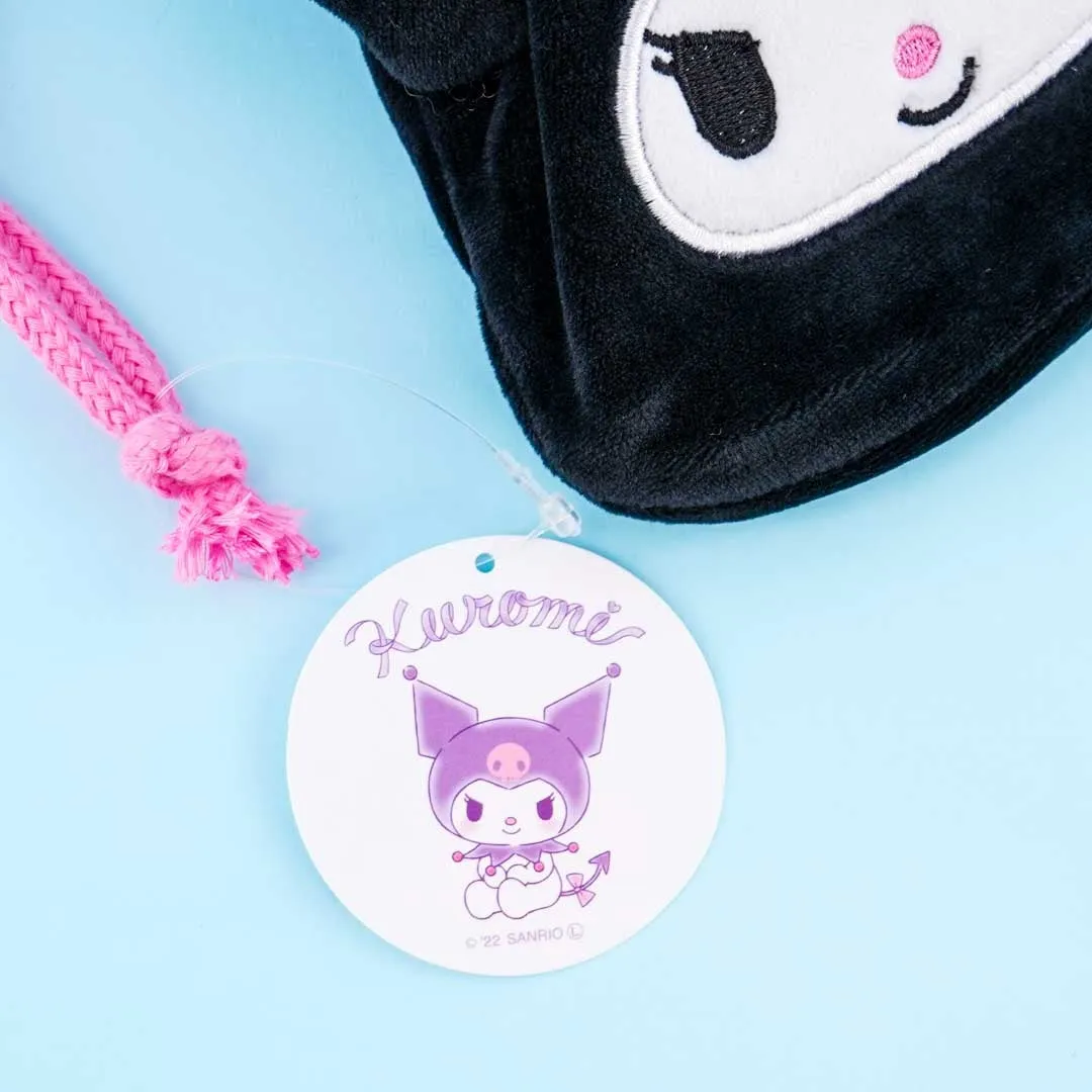 Kuromi Die-cut Drawstring Pouch