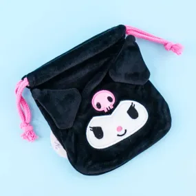 Kuromi Die-cut Drawstring Pouch