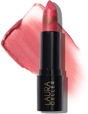 LAURA GELLER NEW YORK Italian Marble Sheer Hydrating Lightweight Lipstick With Vitamin E & Castor Seed Oil, Strawberry Toffee