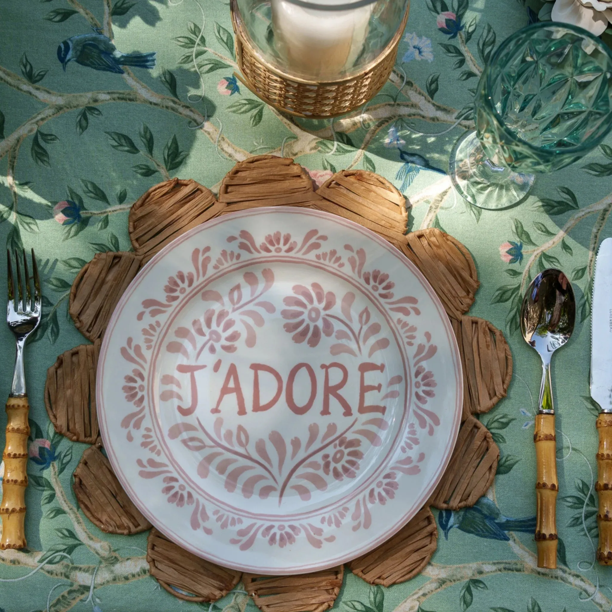 Luxe & Beau J'adore Plate
