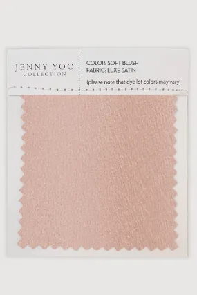 Luxe Satin Swatch Card - Soft Blush