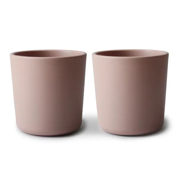 Mushie Dinnerware Cups (Blush), Set of 2