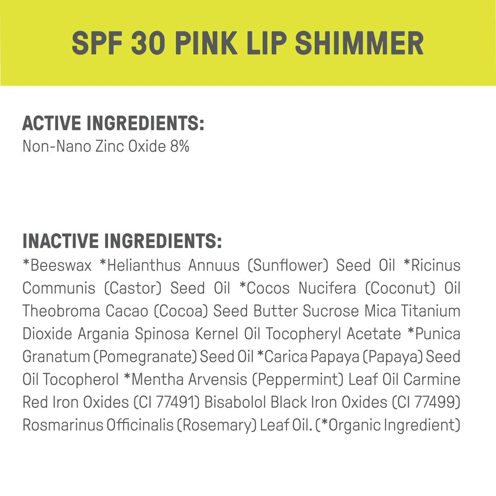 PINK LIP SHIMMER SPF 30