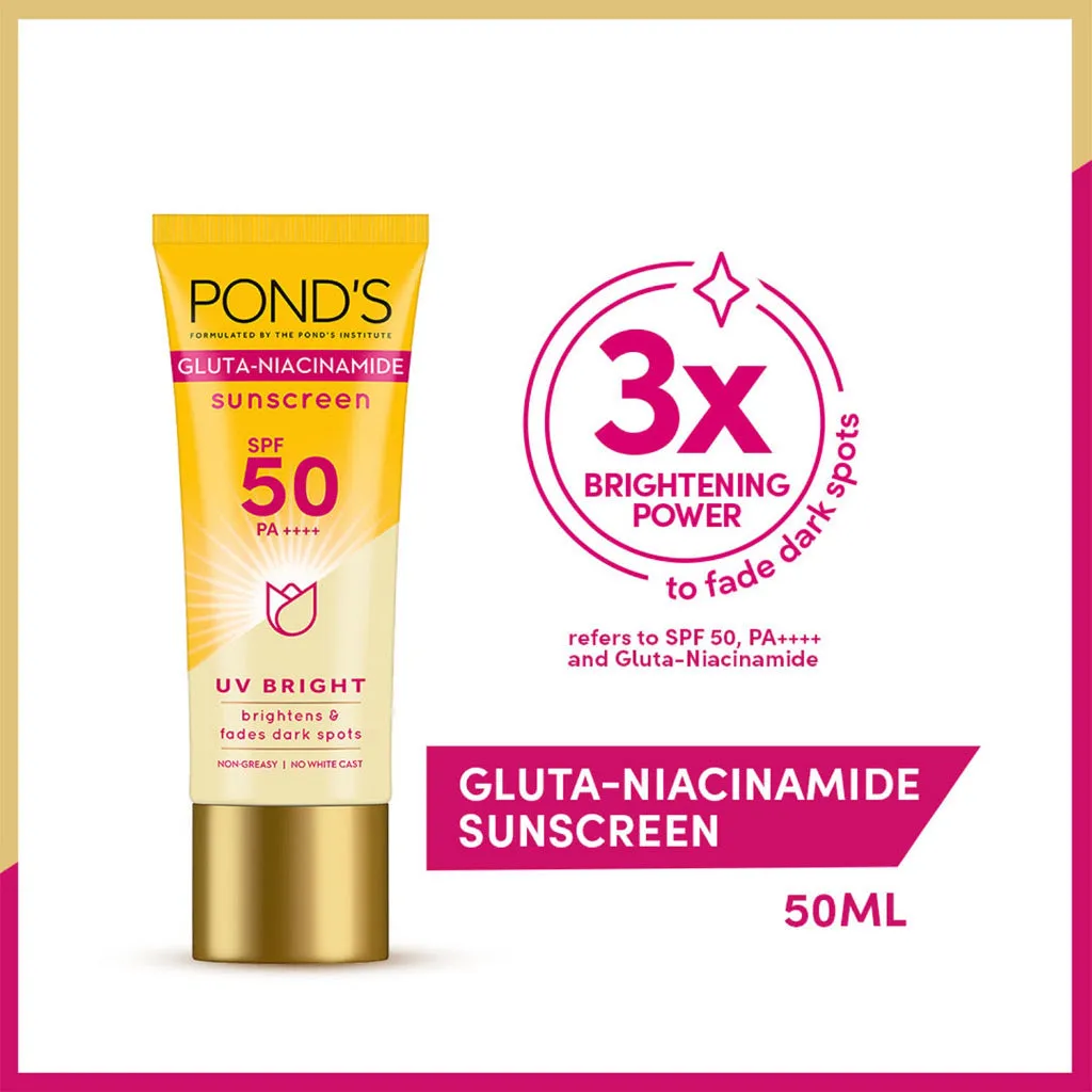 POND’S Gluta Niacinamide Sunscreen SPF50 PA     (50gm)