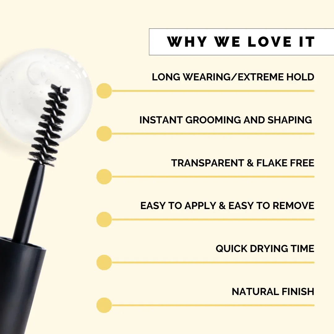 Queen of the Fill Clear Sculpting Brow Gel