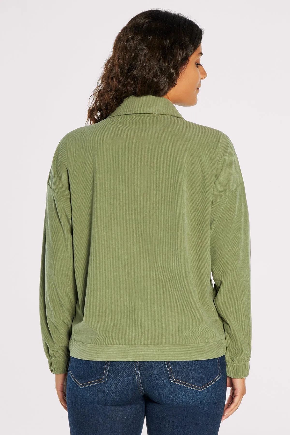Rachel Cropped Jacket | Sea Spray