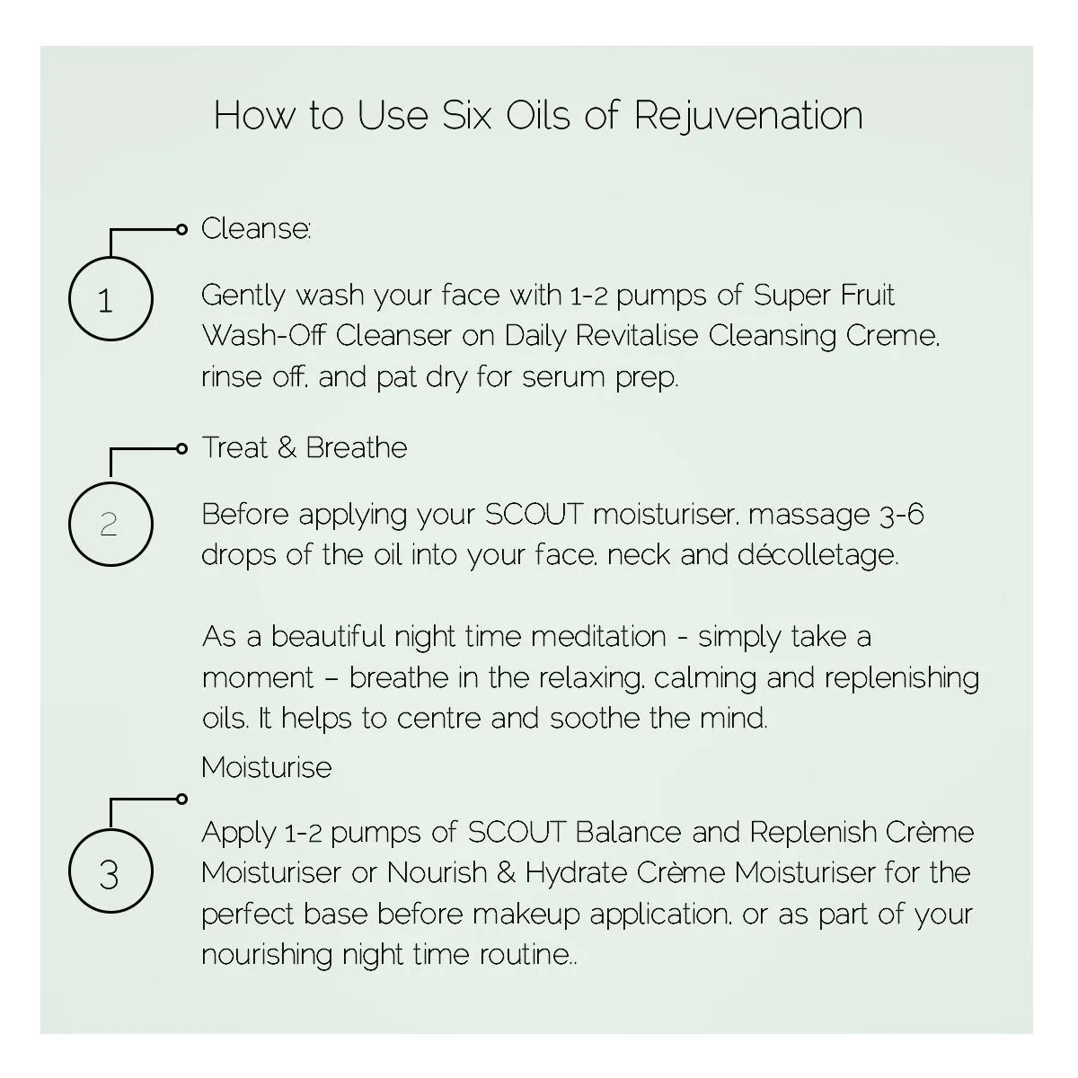 Six Oils of Rejuvenation